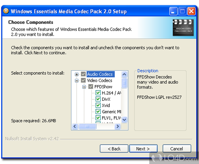 xvid codecs for windows media player