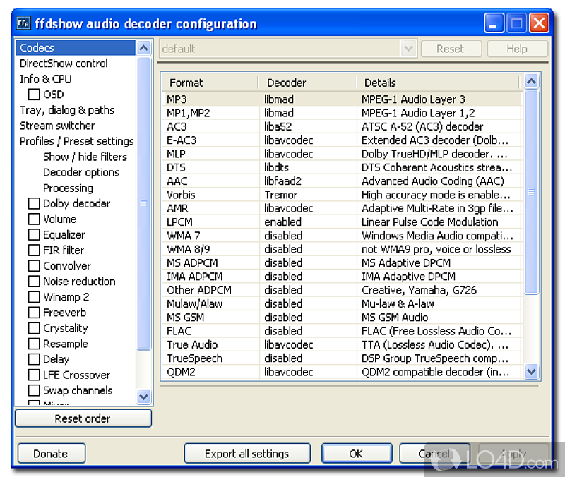 Windows Essentials Media Codec Pack screenshot