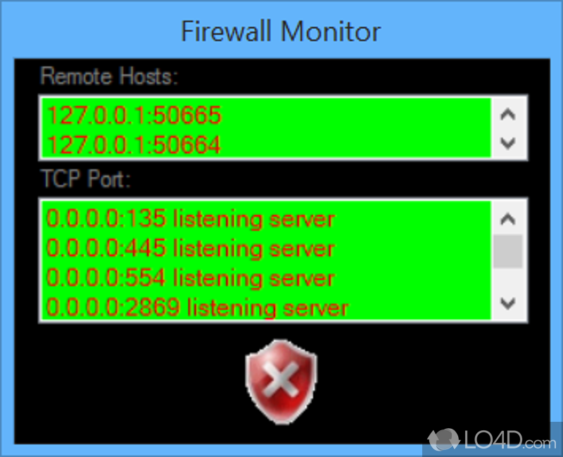 Clean and intuitive appearance - Screenshot of Windows Firewall Console