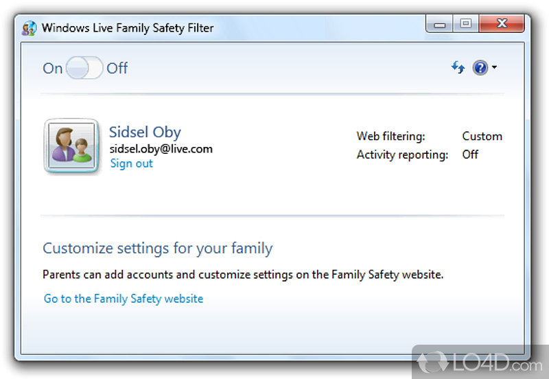 Windows Live Mail: Seamless setup - Screenshot of Windows Live Mail