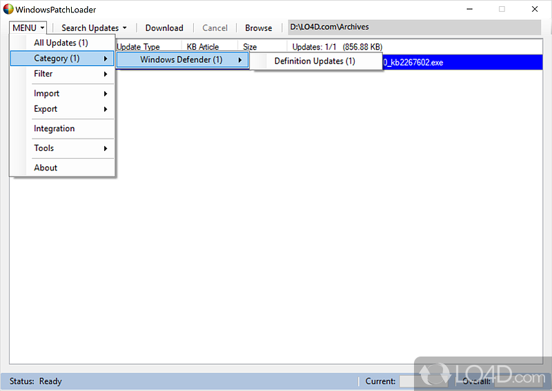 An overall efficient tool - Screenshot of WindowsPatchLoader