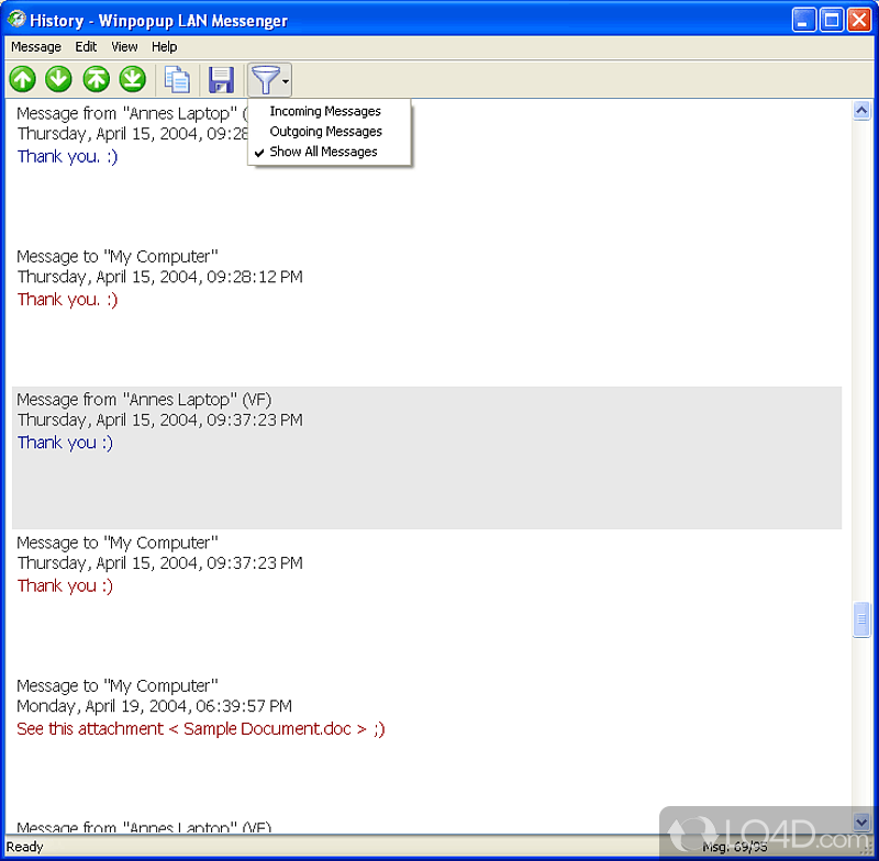 LAN Messenger screenshot