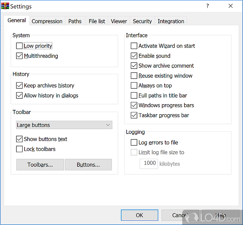 Will compress files - Screenshot of WinRAR