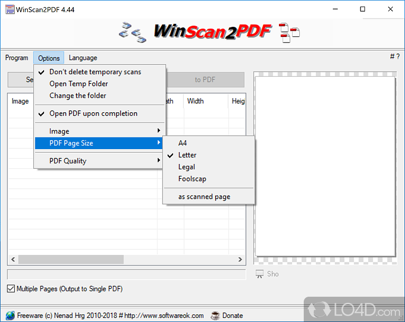 WinScan2PDF 8.61 free instal