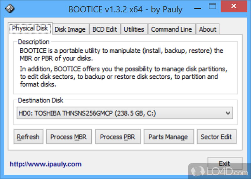 Manage several in-depth settings - Screenshot of WinSetupFromUSB