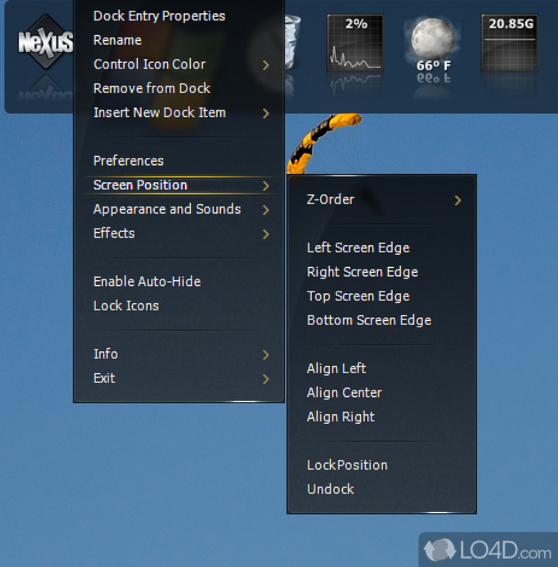 Nexus: Themes - Screenshot of Nexus