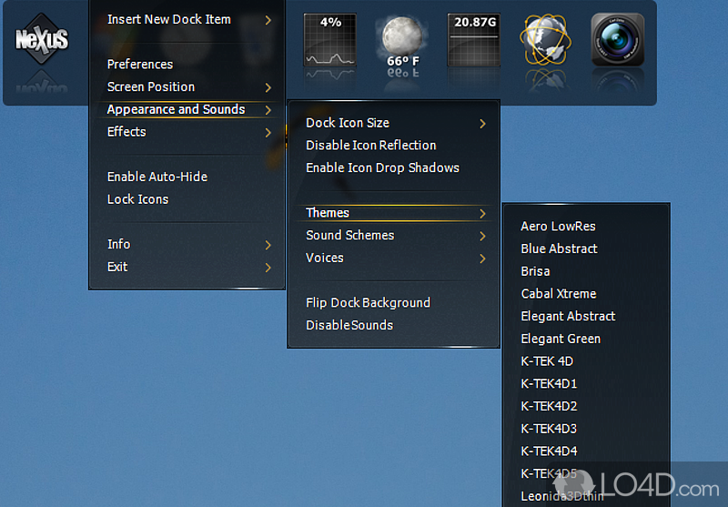 Nexus: Widgets - Screenshot of Nexus