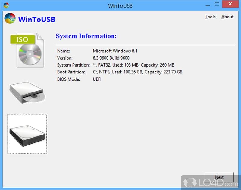 how to use wintousb to put on usb