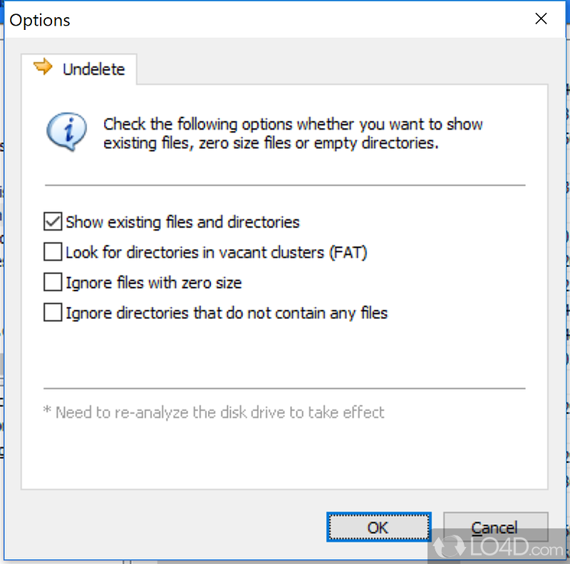 Try to recover deleted files on NTFS and FAT-formatted partitions - Screenshot of WinUtilities Undelete