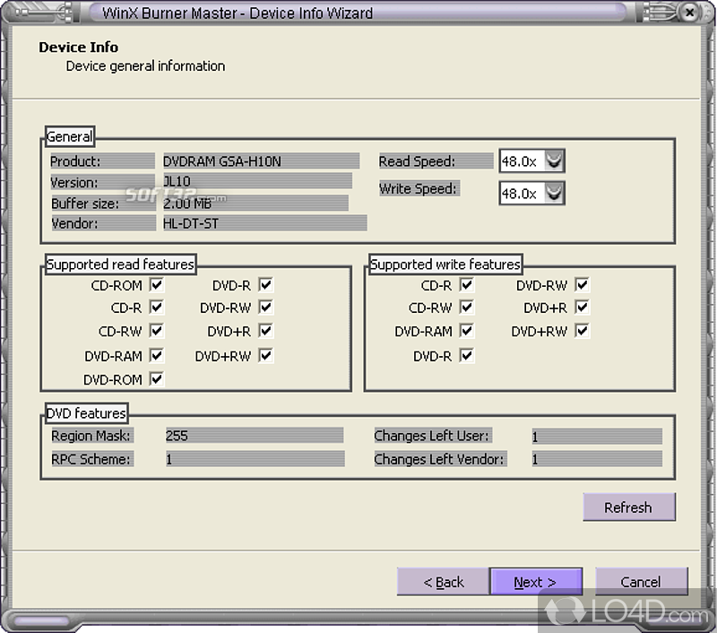 Aadvanced and powerful burning tool - Screenshot of WinX Burner Master