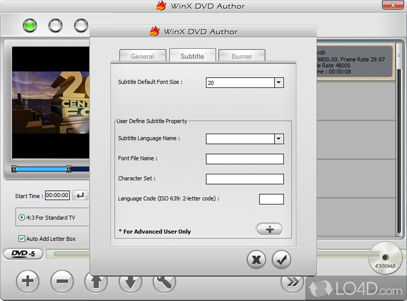 Fast way to create home video DVD - Screenshot of WinX DVD Author