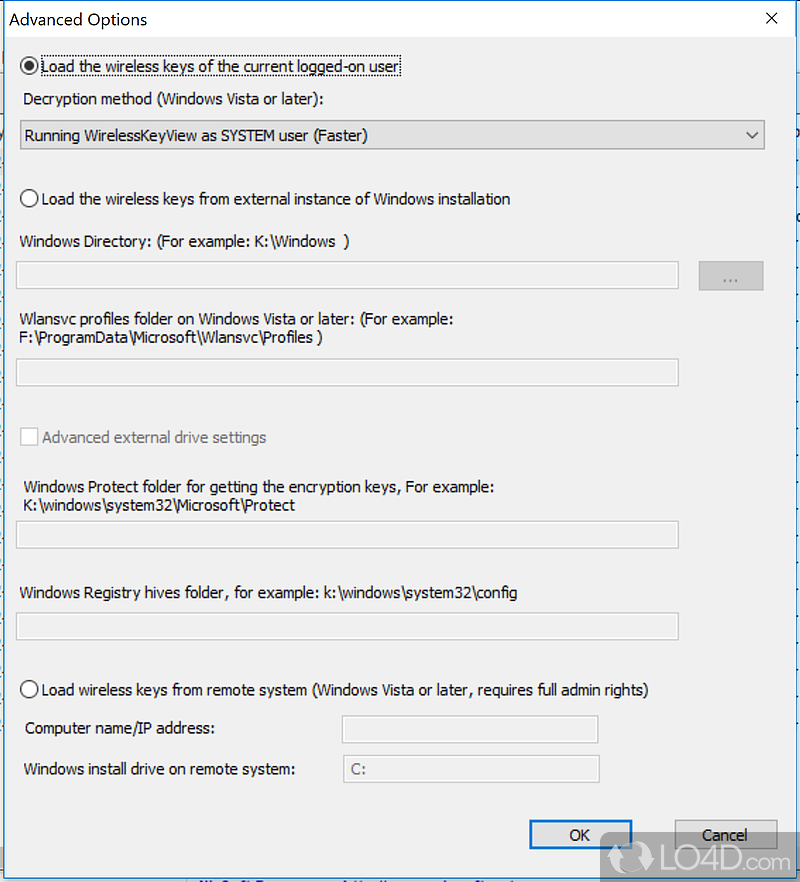 Find lost pasword of your wireless network - Screenshot of WirelessKeyView