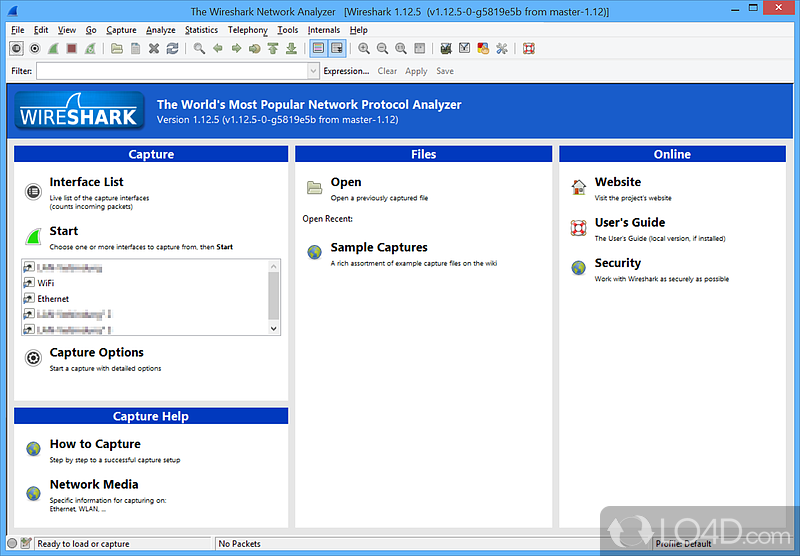 A network protocol analyzer - Screenshot of Wireshark