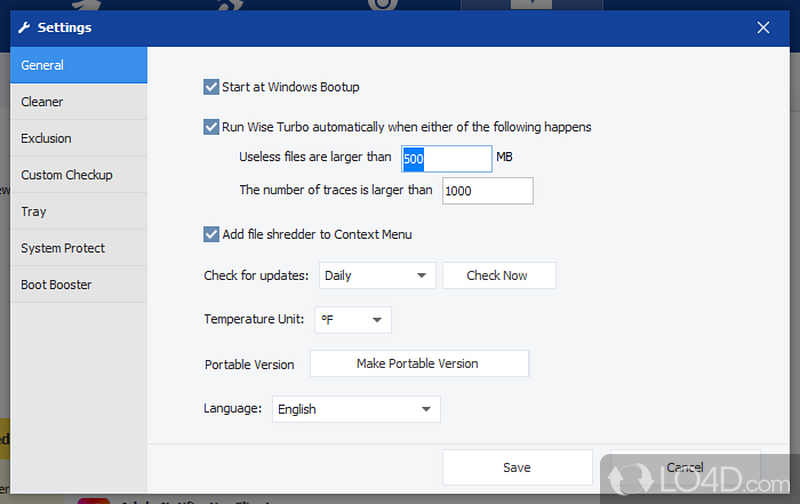 Software to Optimize - Screenshot of Wise Care 365