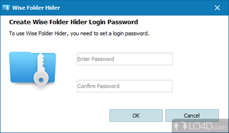 Hide and lock files, folders and USB drives - Screenshot of Wise Folder Hider