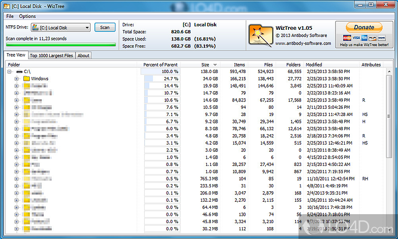 WizTree 4.15 for windows download