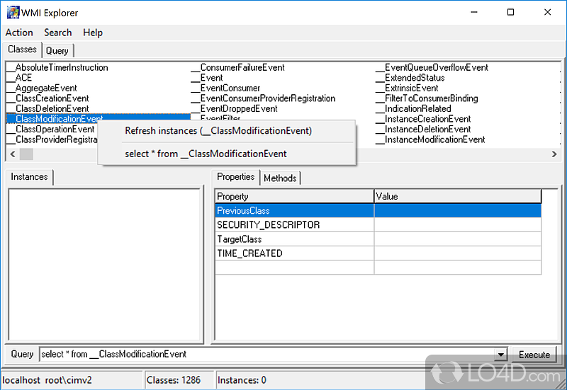 WMI Explorer screenshot