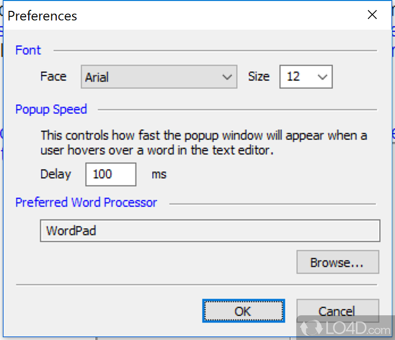 WordFlood: Basic word editor - Screenshot of WordFlood