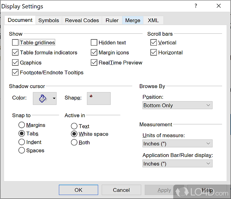 Support for over 60 file types - Screenshot of WordPerfect Office