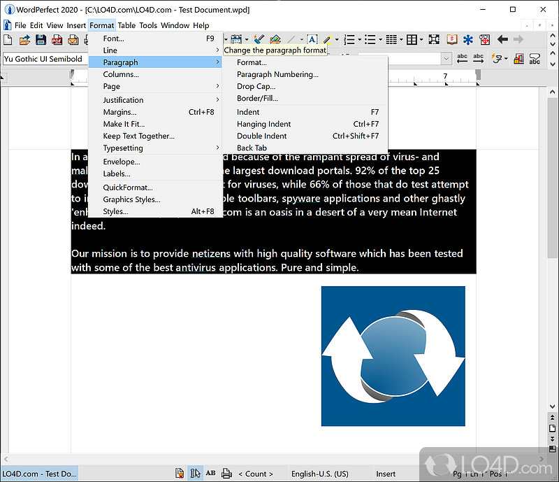 A Great Alternative To Microsoft - Screenshot of WordPerfect Office