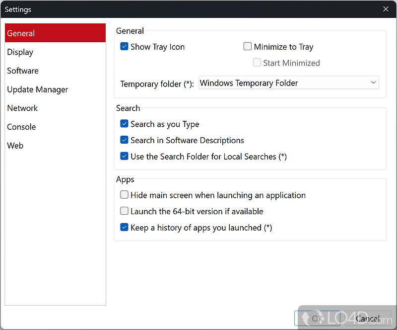 Perform updates and other utilities for computer - Screenshot of WSCC