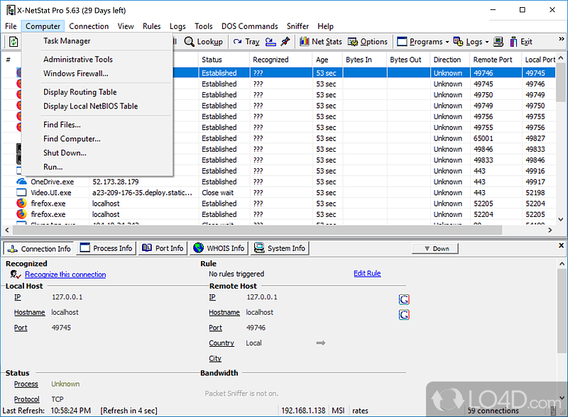 X-NetStat Professional screenshot