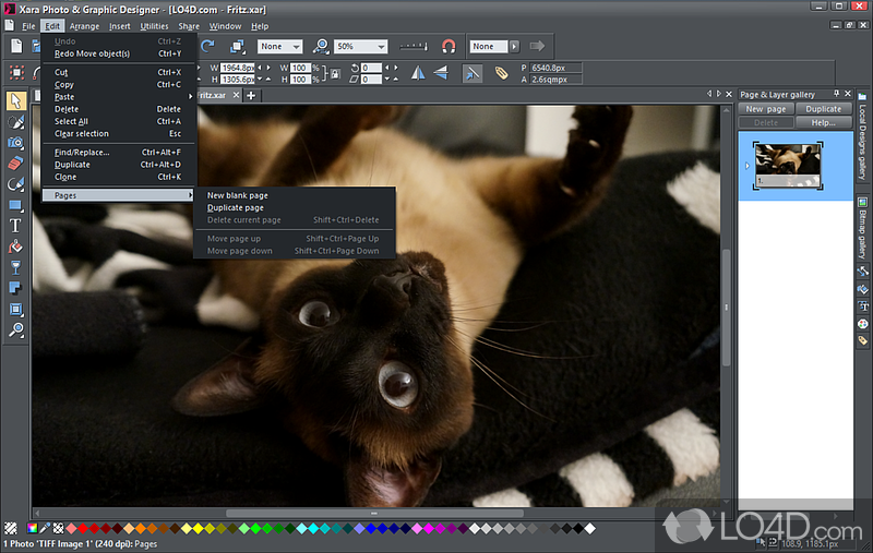 Xara Photo & Graphic Designer screenshot