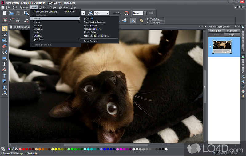 Xara Photo & Graphic Designer screenshot