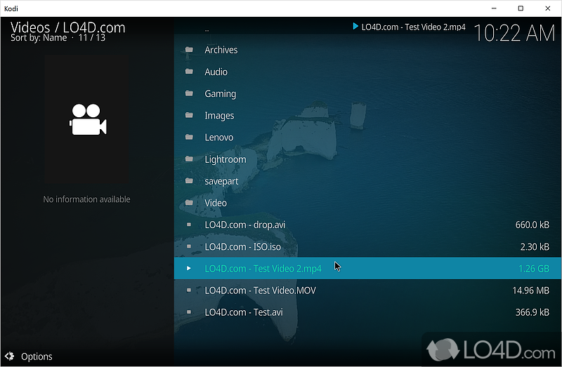 Visually appealing, and easy to use - Screenshot of Kodi