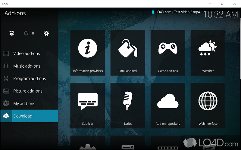 Kodi: Local and online - Screenshot of Kodi