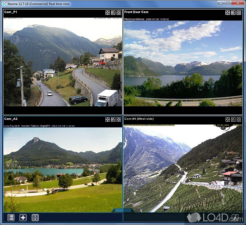 Free Software for Surveillance Lovers - Screenshot of Xeoma
