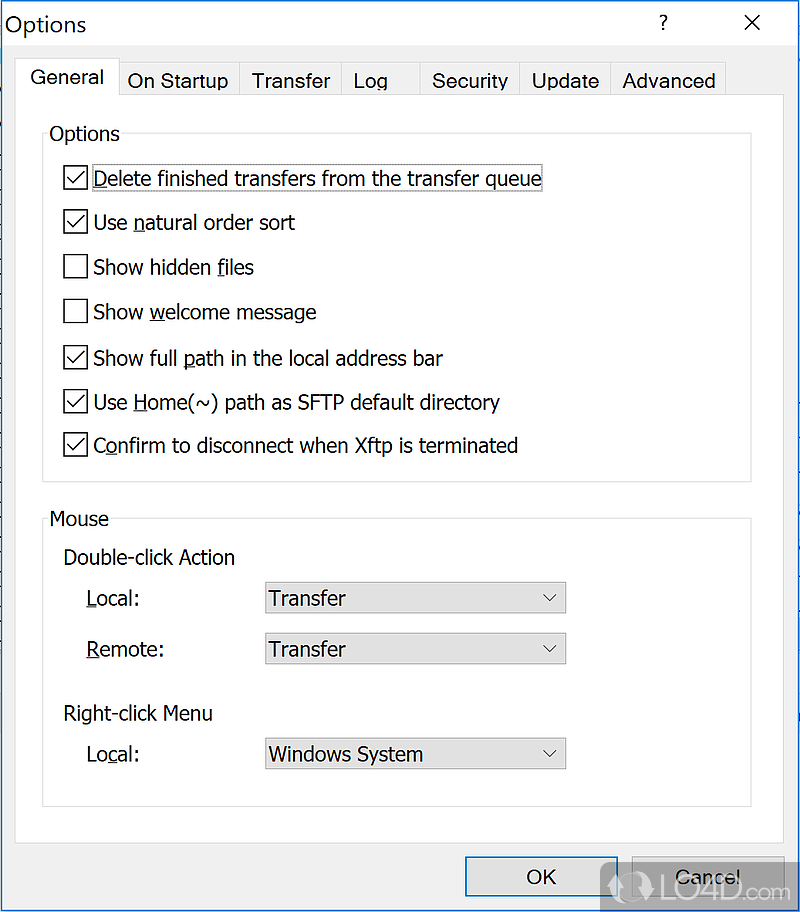 Lightweight SFTP/FTP client - Screenshot of Xftp Free