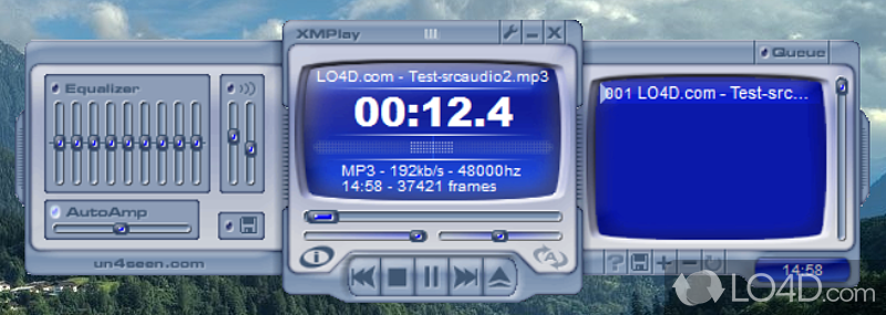 Music player that contains all the necessary tools required to offer you an adequate audio playback - Screenshot of XMPlay