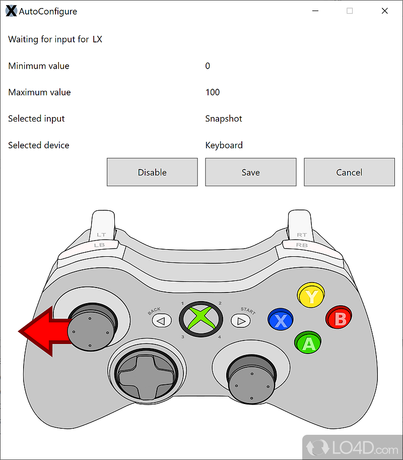 Converts DirectInput into XInput data so that use XBox 360 controllers when playing games on PC - Screenshot of XOutput