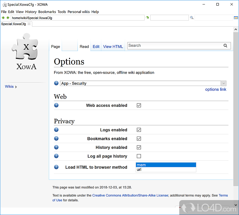 XOWA screenshot