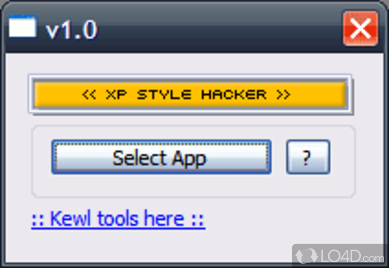 With this app, activate the Windows visual styles for any apps, even does that do not recognize them - Screenshot of XP Style Hacker