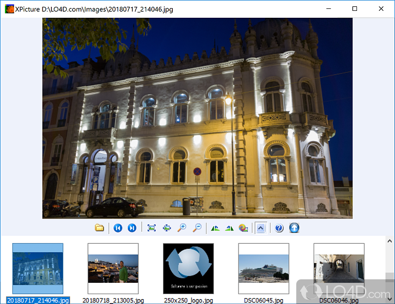 Similar features as Windows picture viewer - Screenshot of XPicture
