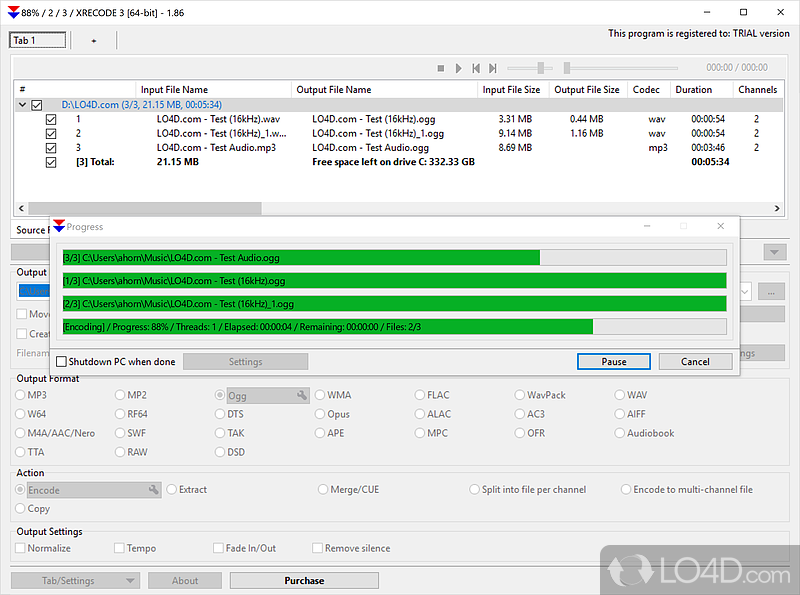 XRecode is the easiest and fastest way to convert audio files in the most popular formats - Screenshot of xrecode III