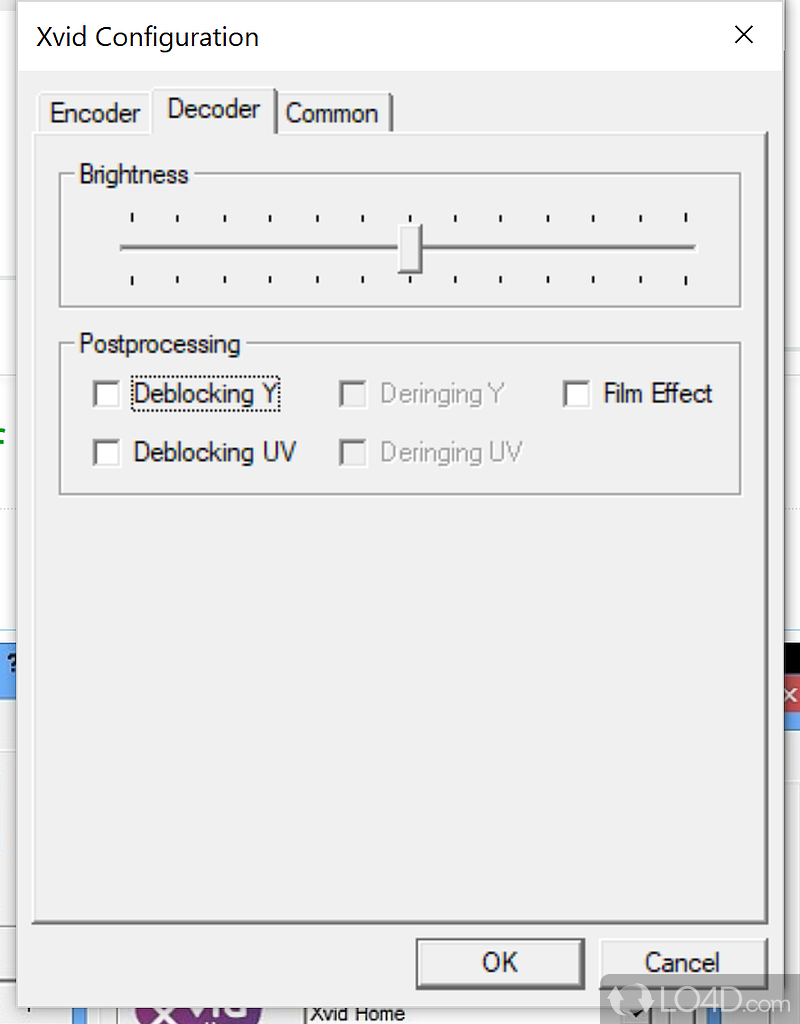 Easy deployment and configuration - Screenshot of Koepi XviD