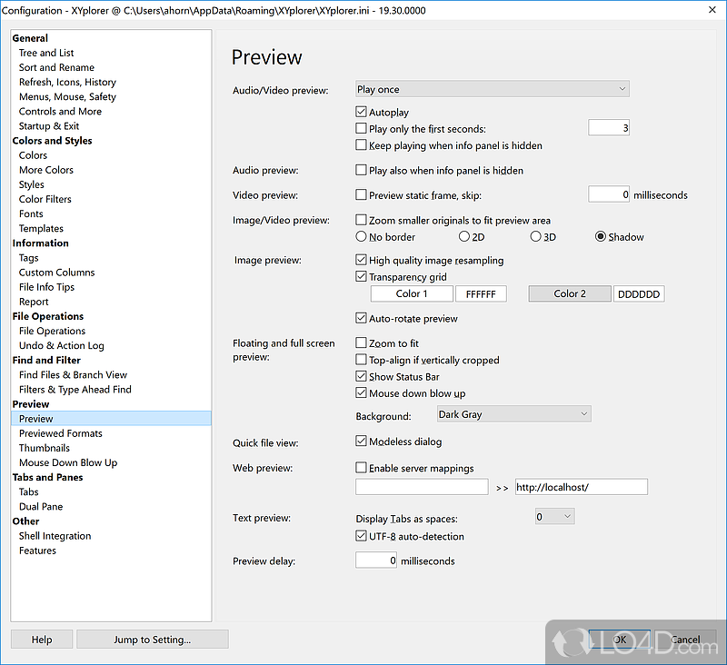 how to import scans into xyplorer