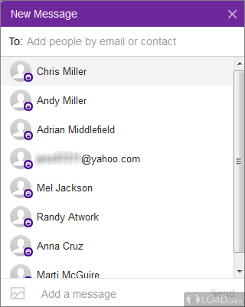 Stay in touch with friends and family while sharing photos using one of the most popular instant messaging apps - Screenshot of New Yahoo Messenger
