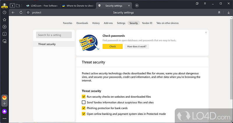 Yandex.Browser: Ad blocker - Screenshot of Yandex.Browser