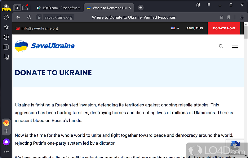 Fast browsing capabilities - Screenshot of Yandex.Browser
