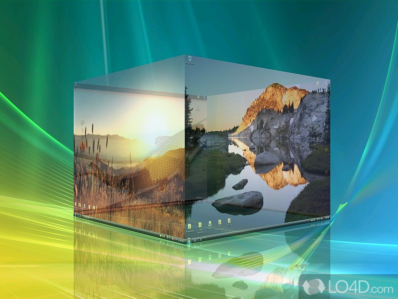 Deskspace combines functionality and almost hypnotic beauty rarely seen in Windows. Check it out - Screenshot of YODM 3D