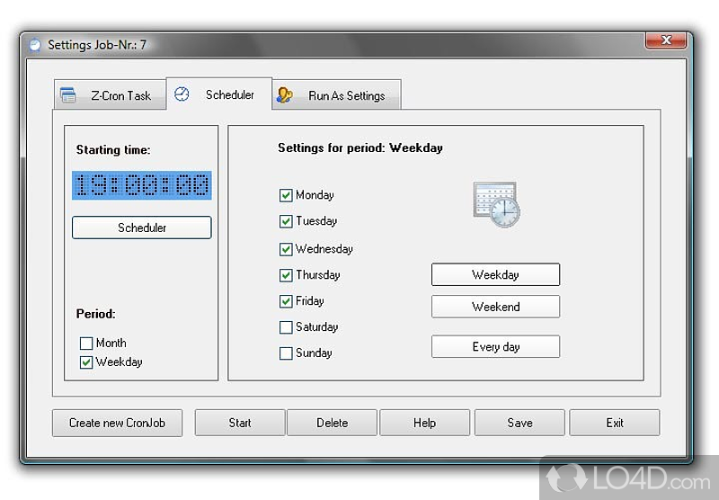 Configure disc burning settings - Screenshot of Z-DataDVD