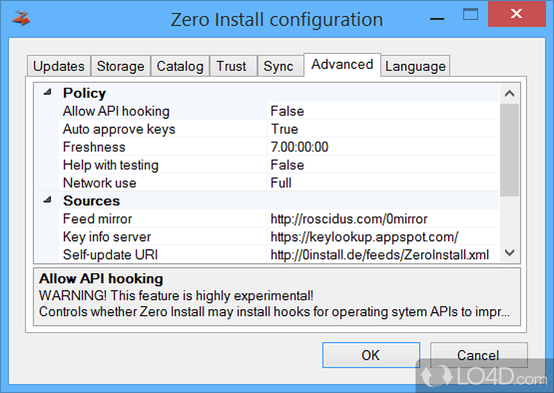 Zero Install 2.25.0 for mac instal