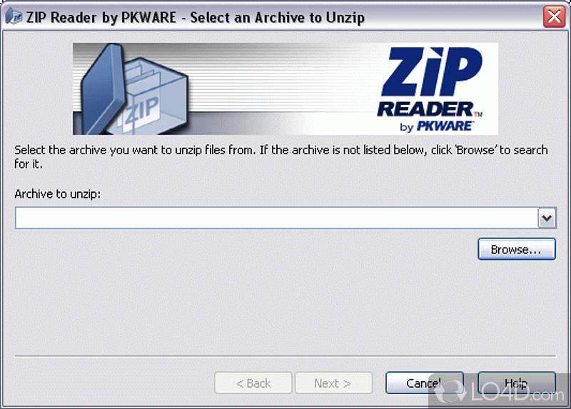 Can help users decompress ZIP archives and access the files within seconds - Screenshot of ZIP Reader