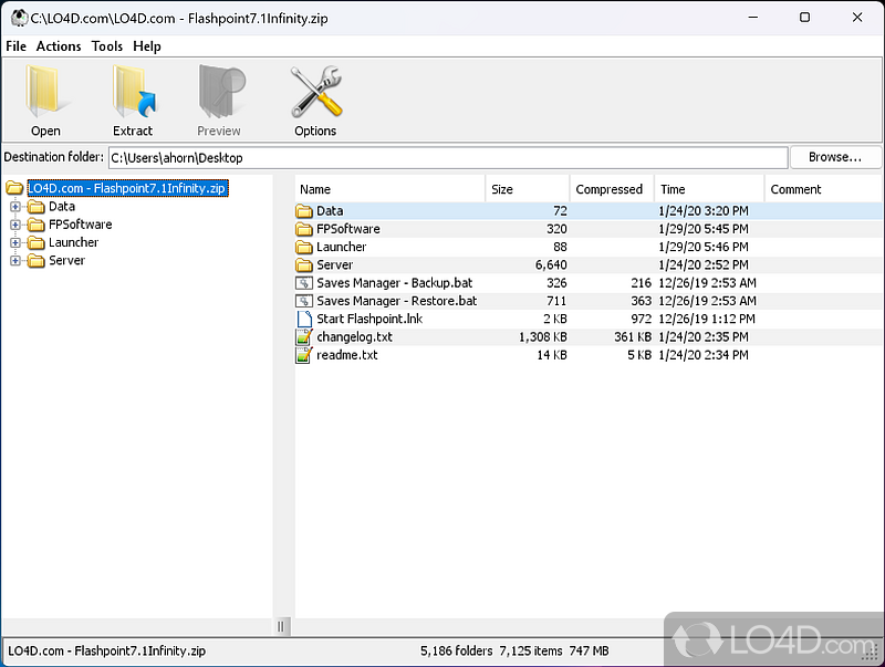 create cab file 7zip