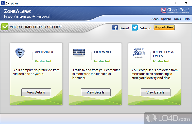 checkpoint zonealarm free antivirus + firewall