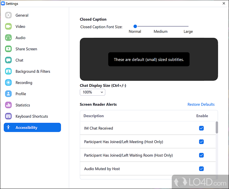 Zoom Client for Meetings: Set up webinars - Screenshot of Zoom Client for Meetings